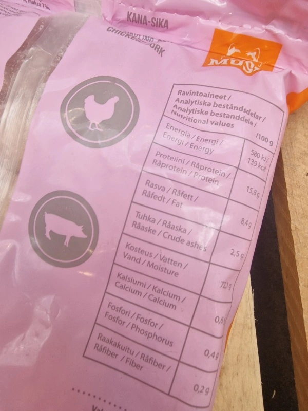 MUSH Vaisto kat Kylling Gris Pink 800 g